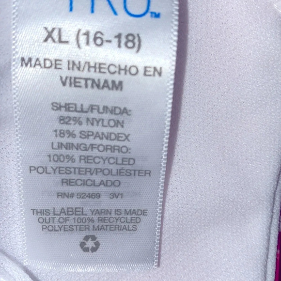 Time and Tru one piece swimsuit size 16-18 XLarge - Picture 9 of 12